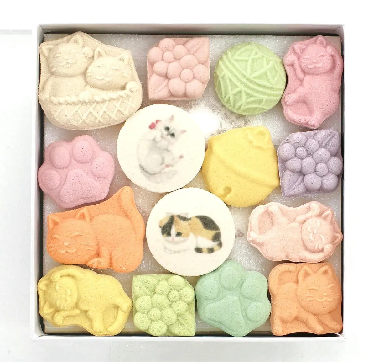 【ねこさんのポストカードつき】ねこさん和三盆 ピンク 和三盆糖 さぬき和三盆