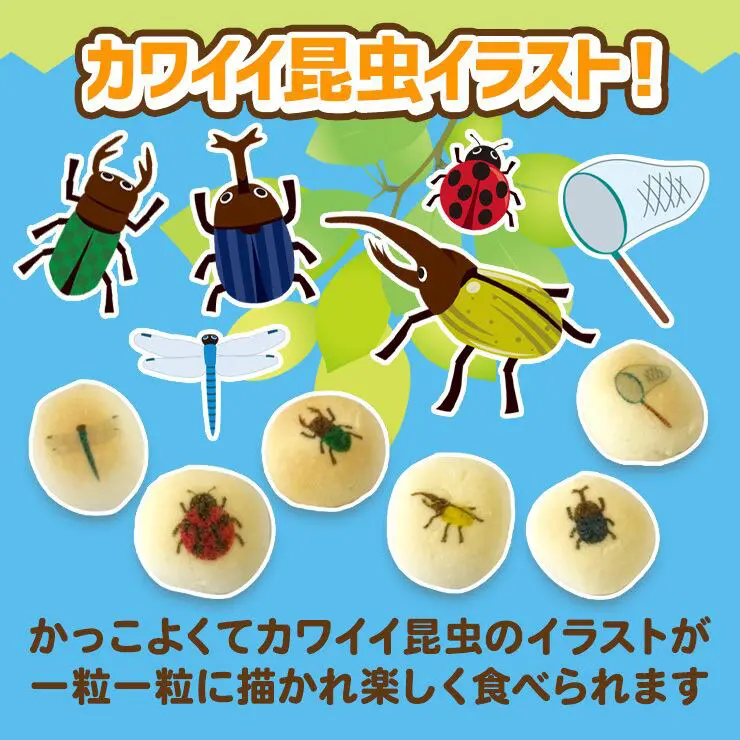 昆虫ボーロ 25g ( 2個セット ) たまごボーロ（卵ボーロ）