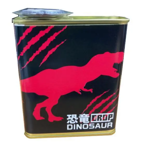 恐竜ドロップ ソーダ味 85g ( 缶バッジ付き / 2個セット ) 飴 キャンディー