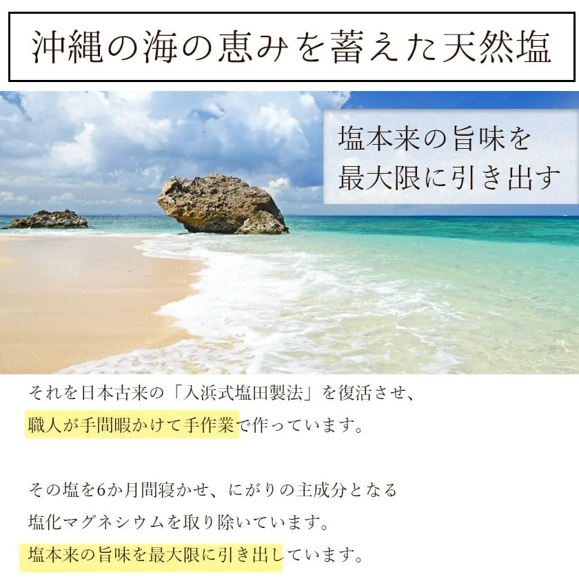 まぼろしの熟成塩（国産塩 沖縄 沖縄の塩）を使用した出し塩 海老塩（エビ塩）大容量 100g