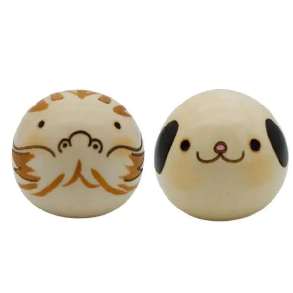 【向かい干支 守り干支セット】卯三郎こけし ゆらころ（小）辰 ＆ 戌 セット 干支 No11-11 / No11-17 送料無料