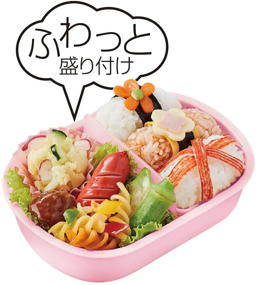 【かわいい恐竜シールつき】女の子用 恐竜 ふわっと盛れる 弁当箱 360ml 4種セット (弁当箱・巾着袋・箸 フォーク スプーン・ピック） スケーター (Skater) ハッピー&スマイル ディノサウルス 子供用 日本製 ダイナソー 遠足 お弁当 子供 グッズ 送料無料
