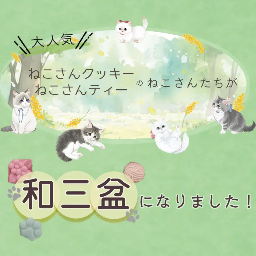 【ねこさんのポストカードつき】ねこさん和三盆 イエローグリーン 和三盆糖 さぬき和三盆